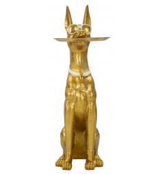 Statua di cane pitbull con occhiali da sole - Arrediorg