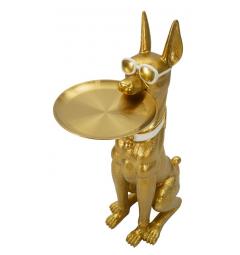 Statua di cane pitbull con occhiali da sole - Arrediorg