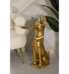 Statua di cane pitbull occhiali da sole - Arrediorg