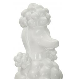 Statua di cane barboncino seduto - Arrediorg