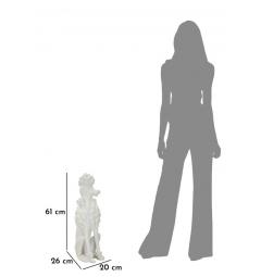 Statua di cane barboncino seduto - Arrediorg