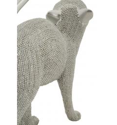 Statuetta di gatto argentato - Arrediorg