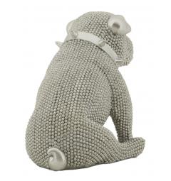 Statua di cane bulldog seduto - Arrediorg