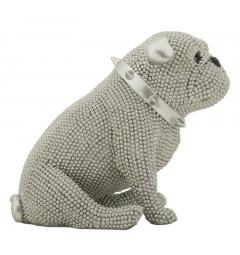 Statua di cane bulldog seduto - Arrediorg