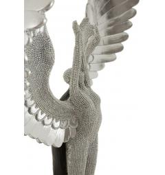 Statuetta d'argento con ali spiegate - Arrediorg