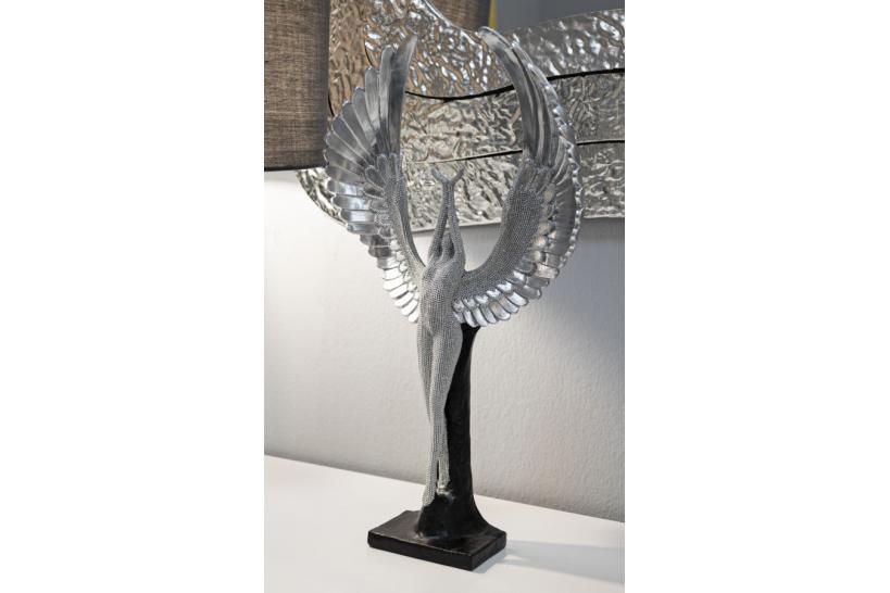 Statuetta d'argento con ali spiegate - Arrediorg