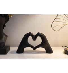 Scultura Lover Black - Arrediorg