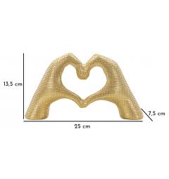 Scultura Lover Gold - Arrediorg