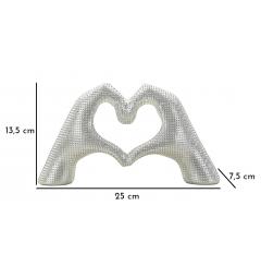 Scultura Lover Silver - Arrediorg