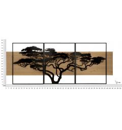 Set di 3 pannelli decorativi 3D da parete - Arrediorg