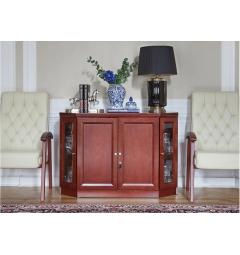 Poltrona ufficio ospiti classica pelle beige CONSUL