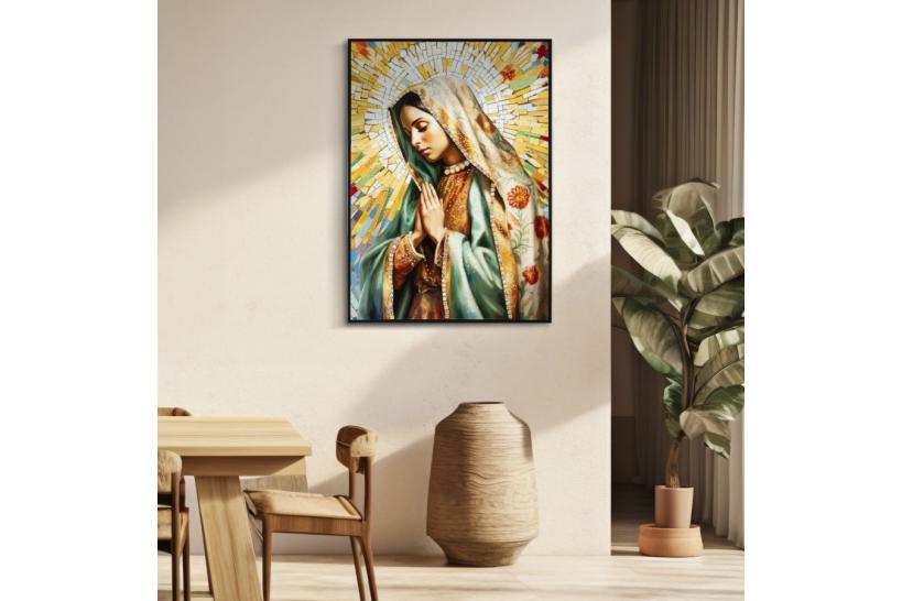 Dipinto su tela laccato Madonna - Arrediorg Dipinto su tela laccato Madonna - Arrediorg