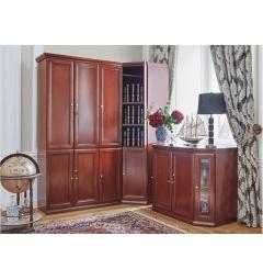 Armadio archivio angolare stile classico ufficio PRESTIGE C710