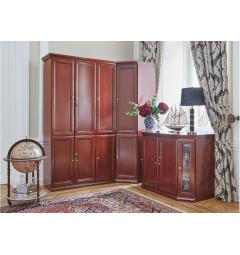 Libreria armadio angolare stile classico ufficio PRESTIGE C710