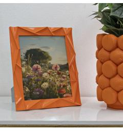 Cornice rettangolare in resina arancione - Arrediorg