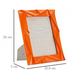 Cornice rettangolare in resina arancione - Arrediorg