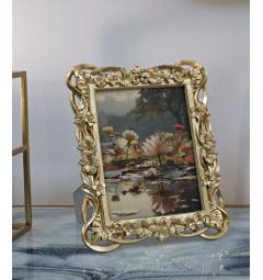 Cornice rettangolare fiori e foglie - Arrediorg