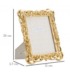 Cornice rettangolare fiori e foglie - Arrediorg