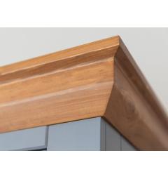 Finitura spazzolata grigia, top color rovere naturale effetto caldo