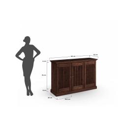 Misure credenza pino massello tabacco shabby classico Rosella