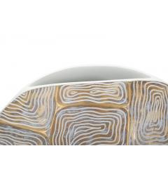 Vaso in resina decorato - Arrediorg