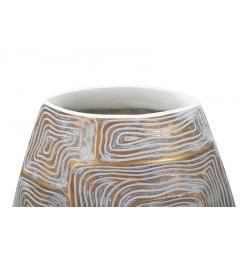 Vaso in resina elegantemente decorato - Arrediorg