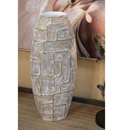 Vaso in resina elegantemente decorato - Arrediorg