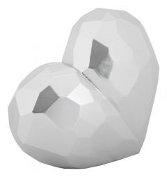 Elegante vaso in resina argentata - Arrediorg