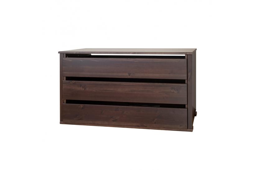 Cassettiera interna pino massello tabacco 116 cm shabby classico Rosella Cassettiera interna pino massello tabacco 116 cm shabby classico Rosella