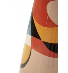 Vaso in resina dalle linee vivaci - Arrediorg