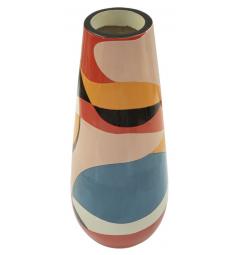 Vaso in resina dalle linee vivaci - Arrediorg