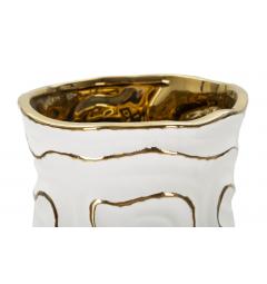 Vaso in ceramica bianca - Arrediorg