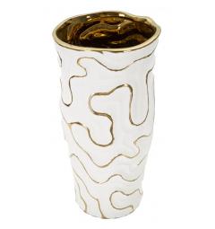 Vaso in ceramica bianca - Arrediorg