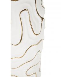 Vaso in ceramica bianca - Arrediorg