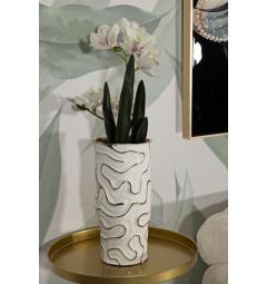 Vaso in ceramica bianca - Arrediorg