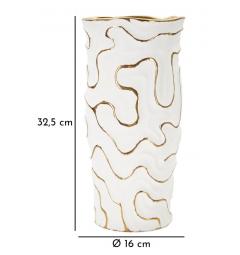 Vaso in ceramica bianca - Arrediorg