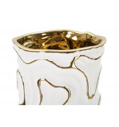 Vaso in ceramica bianca - Arrediorg