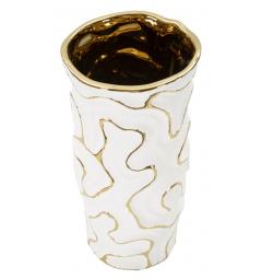 Vaso in ceramica bianca - Arrediorg