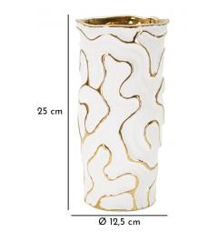 Vaso in ceramica bianca - Arrediorg