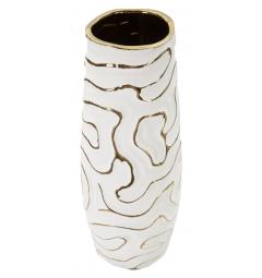 Vaso in ceramica bianca - Arrediorg