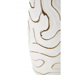 Vaso in ceramica bianca - Arrediorg