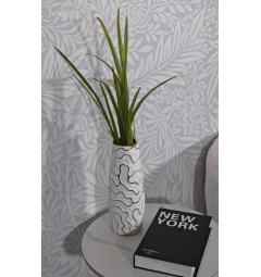 Vaso in ceramica bianca - Arrediorg