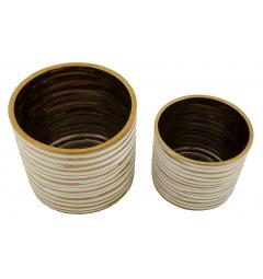 Set di due vasi in ceramica - Arrediorg