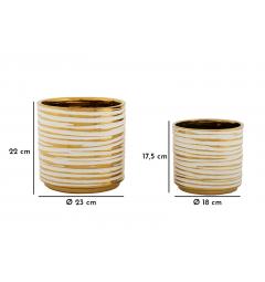 Set di due vasi in ceramica - Arrediorg
