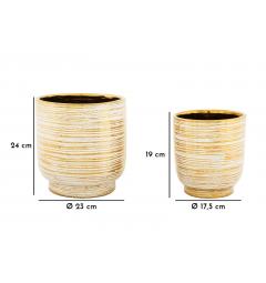 Set di due vasi in ceramica - Arrediorg