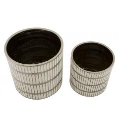 Set di due vasi in ceramica - Arrediorg