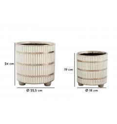 Set di due vasi in ceramica - Arrediorg