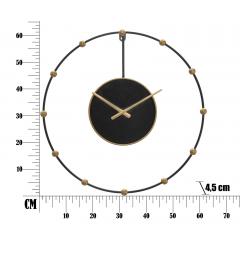Orologio da parete in metallo elegante - Arrediorg