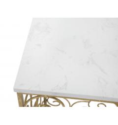 Coppia di tavolinetti quadrati oro - Arrediorg