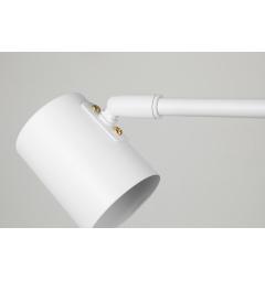 Lampadario design industriale in metallo bianco - Arrediorg